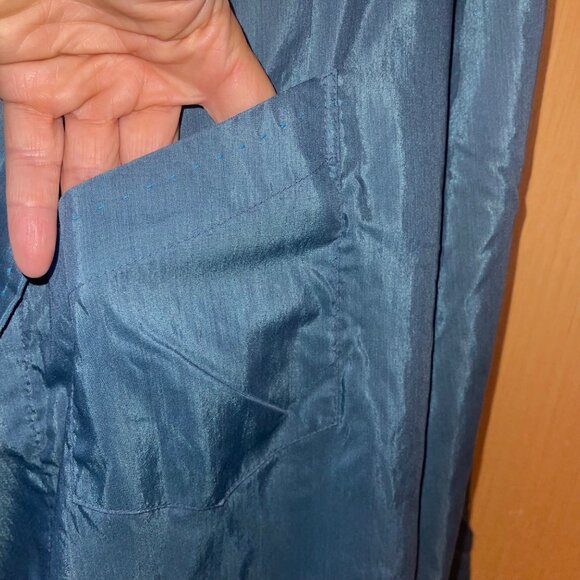 Smitties By Enro Vintage Mens Robe Size Large Blue Belted Pockets Casual - Picture 7 of 10